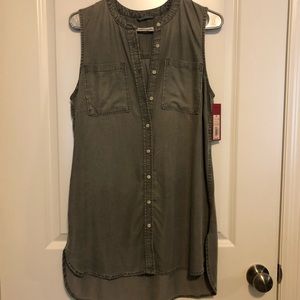 Long sleeveless shirt/dress